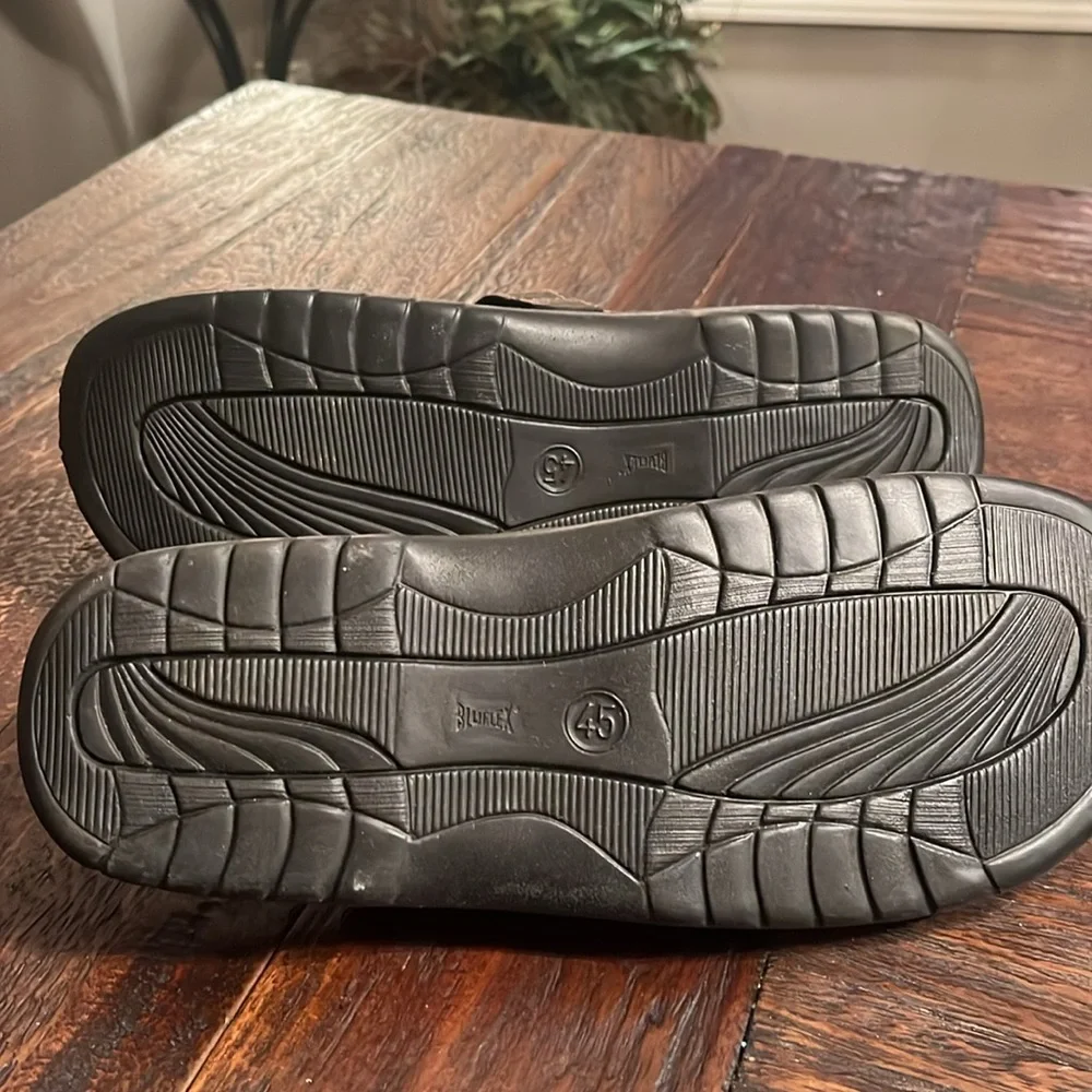 INBLU Distressed Leather Clogs SZ 11.5 not Birkenstock - Picture 5 of 7